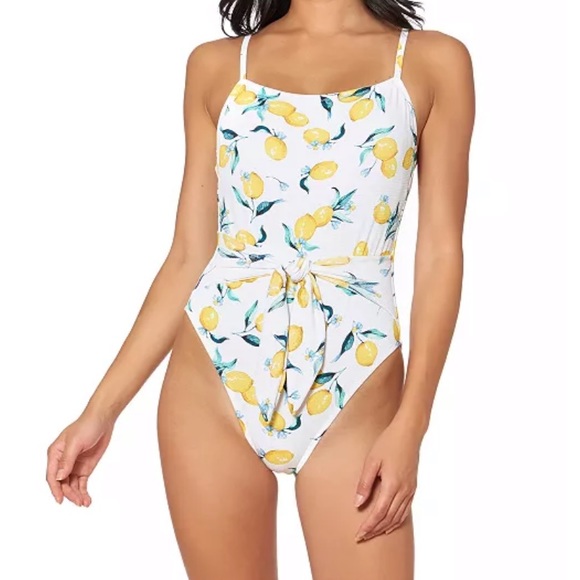 Jessica Simpson Other - Jessica Simpson NWT ‘Nice Lemons’ Printed Swimsuit Size Small